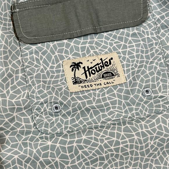 Howler Brothers Sayulita Watershorts swimsuit Tidepool Shattered Glass Print - Picture 6 of 7